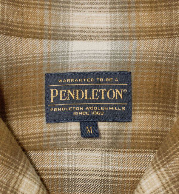 UNITED ARROWS green label relaxing「【別注】＜PENDLETON＞チェック オープンカラー 長袖 シャツ」|シャツ・ブラウス|
