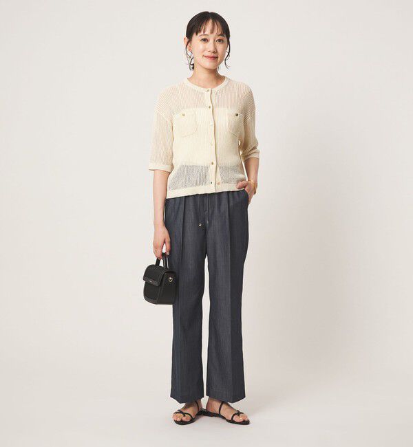 UNITED ARROWS green label relaxing「［size SHORT/TALLあり］ライト デニム ニーハイフレア パンツ 2」|その他|