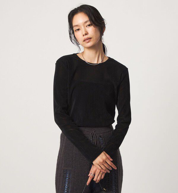 UNITED ARROWS green label relaxing「シアーフロッキー ロングスリーブ プルオーバー」|Tシャツ・カットソー|