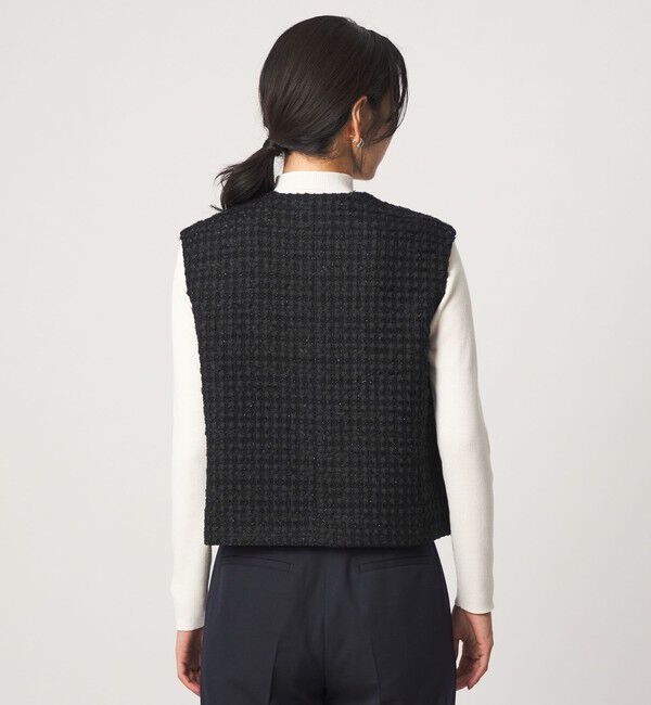 UNITED ARROWS green label relaxing「ファンシーラメ ツイードライク ジレ」|ベスト・ジレ|