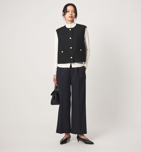 UNITED ARROWS green label relaxing「ファンシーラメ ツイードライク ジレ」|ベスト・ジレ|