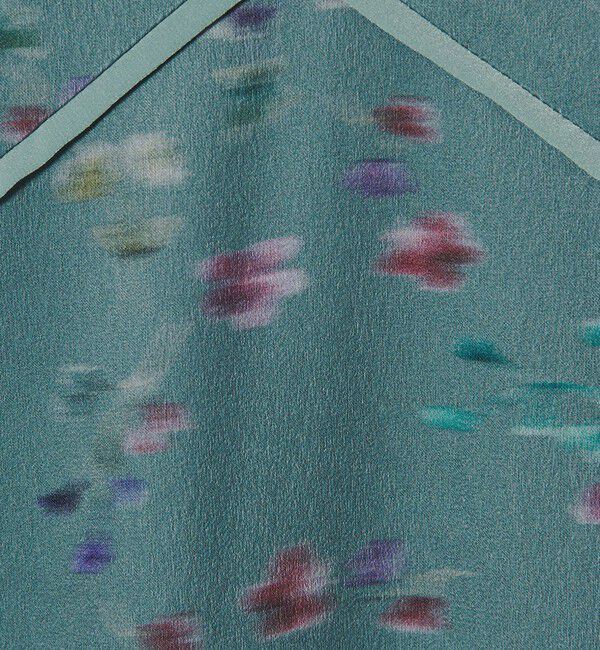 EMMEL REFINES「＜EMMEL REFINES＞EM ピーチサテン フラワープリント ジャンスカ」|ワンピース|