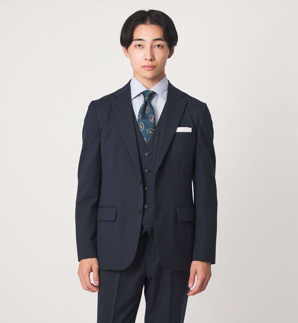 UNITED ARROWS green label relaxing「A+ TWPU サージ 2B スリム セットアップジャケット -ストレッチ-」|テーラードジャケット|ROYAL