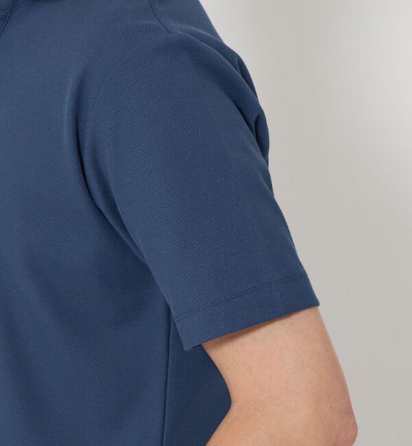 BEAUTY&YOUTH UNITED ARROWS「【WEB限定 WARDROBE SMART】ステイ クリーン ピケ スキッパー ポロシャツ【抗菌防臭】」|ポロシャツ|