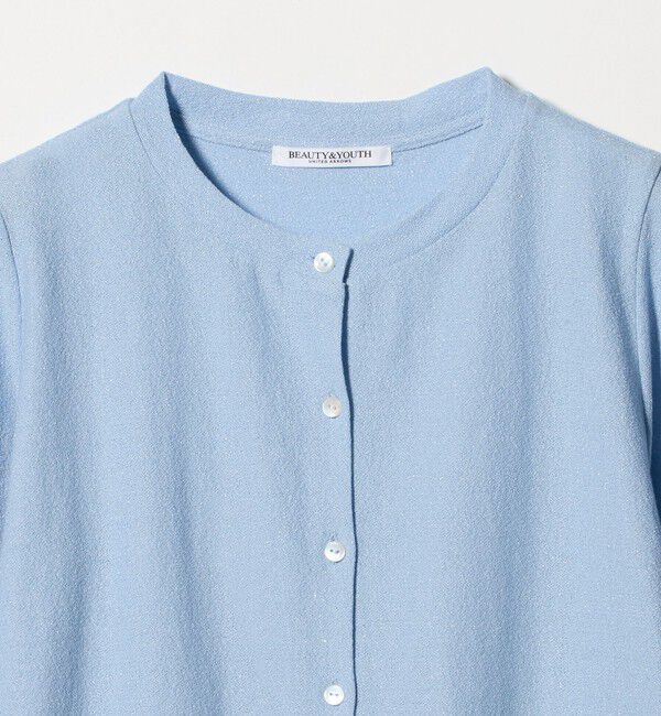 BEAUTY&YOUTH UNITED ARROWS「【WEB限定】ラメ ショートスリーブカーディガン」|カーディガン|