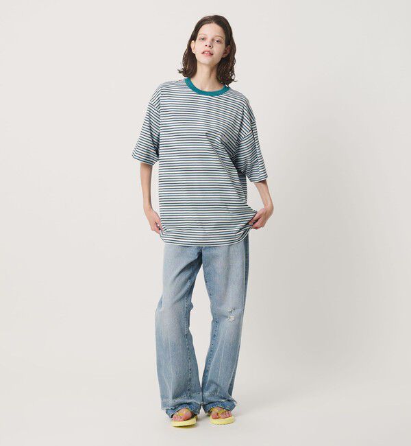 California General Store「＜CGS.＞オーガニック コットン ボーダー Tシャツ」|Tシャツ・カットソー|