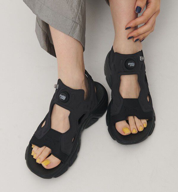 BEAUTY&YOUTH UNITED ARROWS「＜Reebok＞インスタ ポンプフューリー サンダル」|サンダル|BLACK