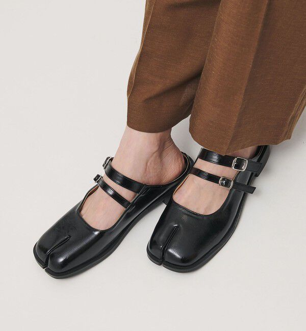 BEAUTY&YOUTH UNITED ARROWS「＜PAES＞ダブルバックル ミュール/ブラック」|サンダル|BLACK