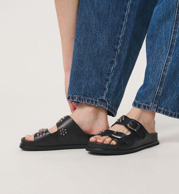 BEAUTY&YOUTH UNITED ARROWS「【別注】＜CAMINANDO＞スタッズ ベルト サンダル」|サンダル|