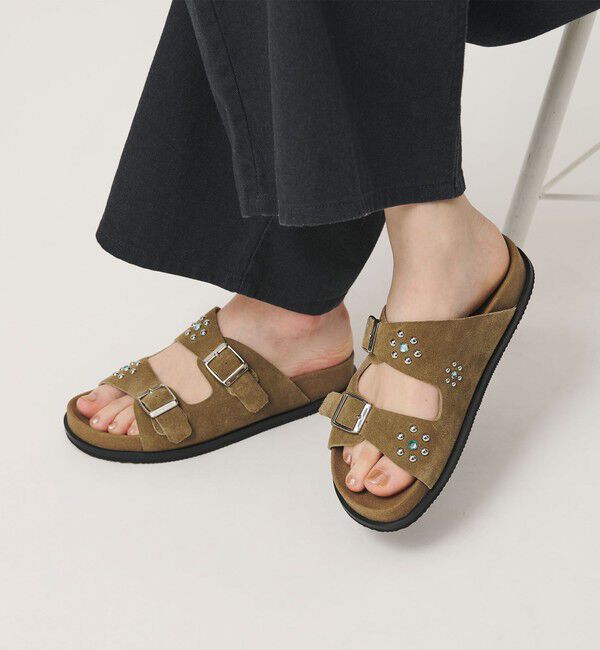 BEAUTY&YOUTH UNITED ARROWS「【別注】＜CAMINANDO＞スタッズ ベルト サンダル」|サンダル|