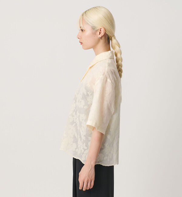 BEAUTY&YOUTH UNITED ARROWS「セルロースポリエステル クロスステッチ シャツ ウォッシャブル」|シャツ・ブラウス|