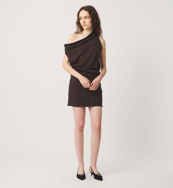 ATTISESSION「＜ATTISESSION＞コットン ウラケ オフショルダー スウェットトップス」|Tシャツ・カットソー|