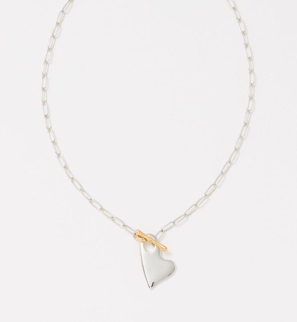 BEAUTY&YOUTH UNITED ARROWS「【別注】＜LAPUIS＞MIX Nuance heart ネックレス」|ネックレス|