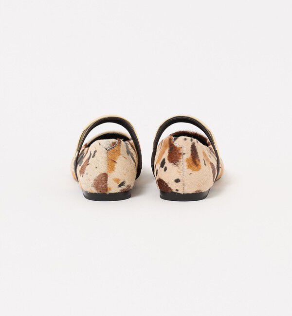 BEAUTY&YOUTH UNITED ARROWS「【別注】＜MOHI...＞ヘアレザー メタルストラップ フラットシューズ」|ローファー|