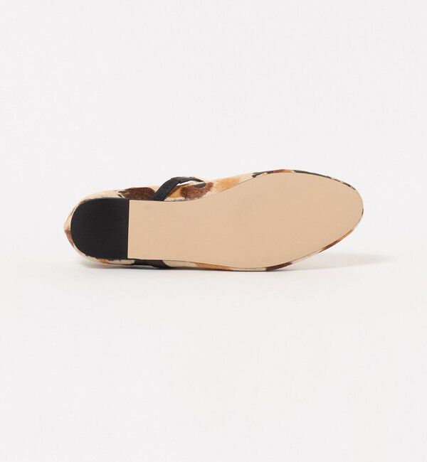 BEAUTY&YOUTH UNITED ARROWS「【別注】＜MOHI...＞ヘアレザー メタルストラップ フラットシューズ」|ローファー|