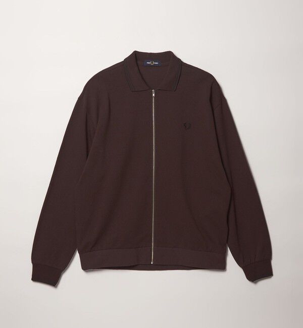 BEAUTY&YOUTH UNITED ARROWS「【別注】＜FRED PERRY＞ツインティップ ジップ ジャケット」|カーディガン|DK.BROWN
