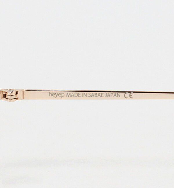 BEAUTY&YOUTH UNITED ARROWS「＜heyep＞ブリッジレス ハーフフレームメガネ」|メガネ|