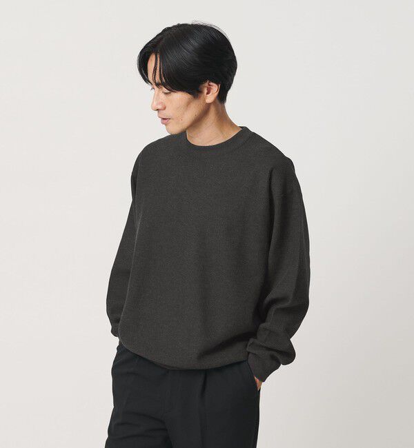 BEAUTY&YOUTH UNITED ARROWS「メランジ ワッフル バルーン カットソー」|Tシャツ・カットソー|