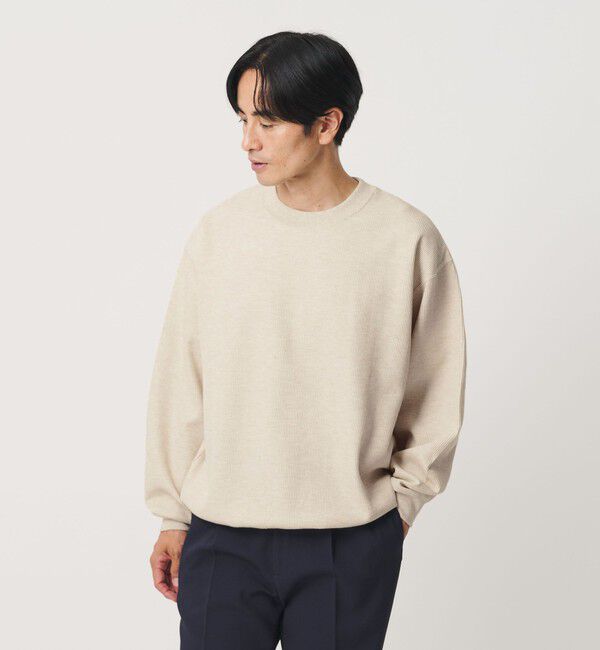 BEAUTY&YOUTH UNITED ARROWS「メランジ ワッフル バルーン カットソー」|Tシャツ・カットソー|