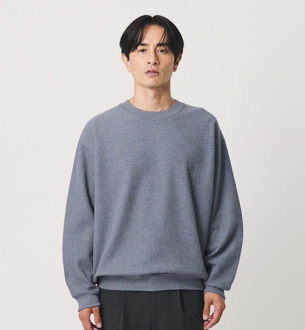 BEAUTY&YOUTH UNITED ARROWS「メランジ ワッフル バルーン カットソー」|Tシャツ・カットソー|