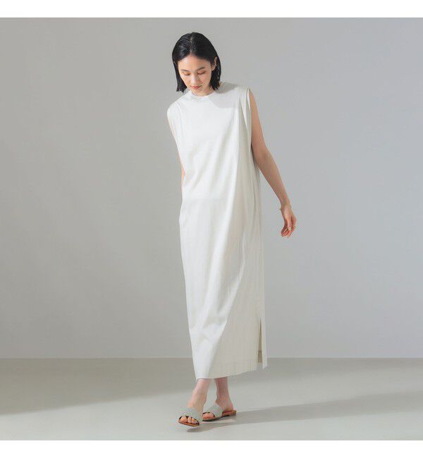Demi-Luxe BEAMS 「【別注】SLOANE / タックショルダー ワンピース」|ワンピース|LIGHT.GREY