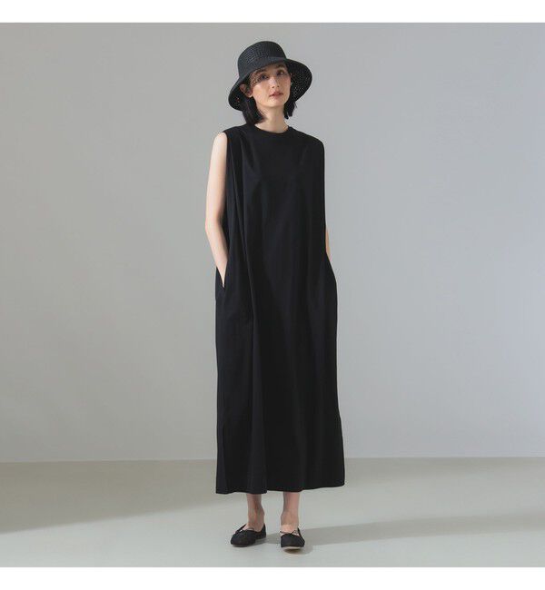 Demi-Luxe BEAMS 「【別注】SLOANE / タックショルダー ワンピース」|ワンピース|BLACK