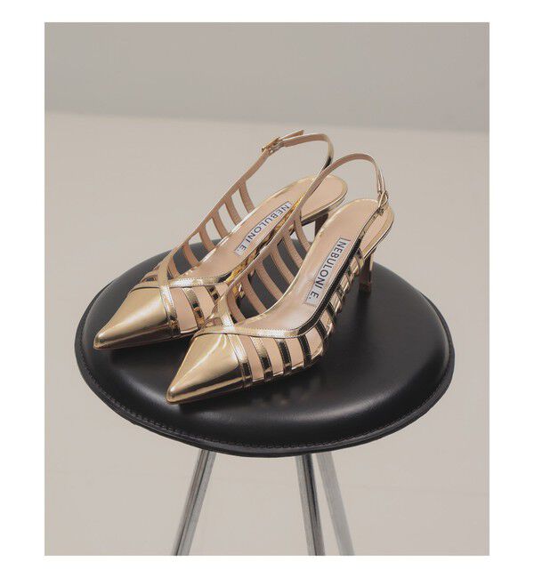 Demi-Luxe BEAMS 「NEBULONI E. / カットワーク サンダル」|サンダル|GOLD