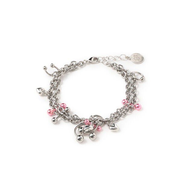 Ray BEAMS 「LOTUS PINK / ボディピアス チャーム ブレスレット」|その他|SILVER