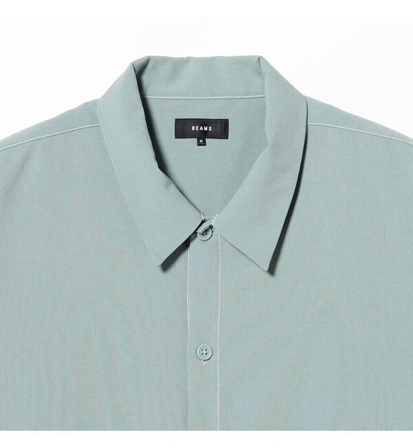BEAMS「ダブル ポケット ステッチ シャツ 【ワイドフィット】」|シャツ・ブラウス|