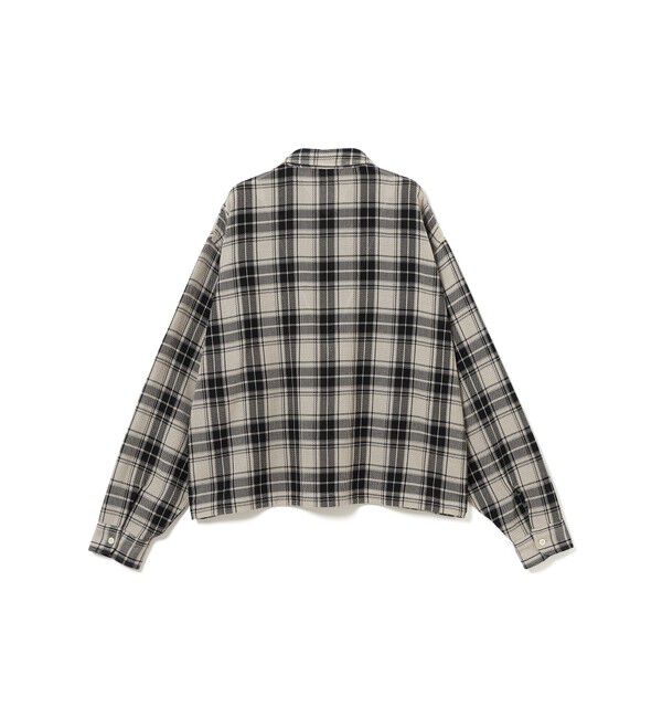 BEAMS「メッシュ ジップシャツ」|シャツ・ブラウス|