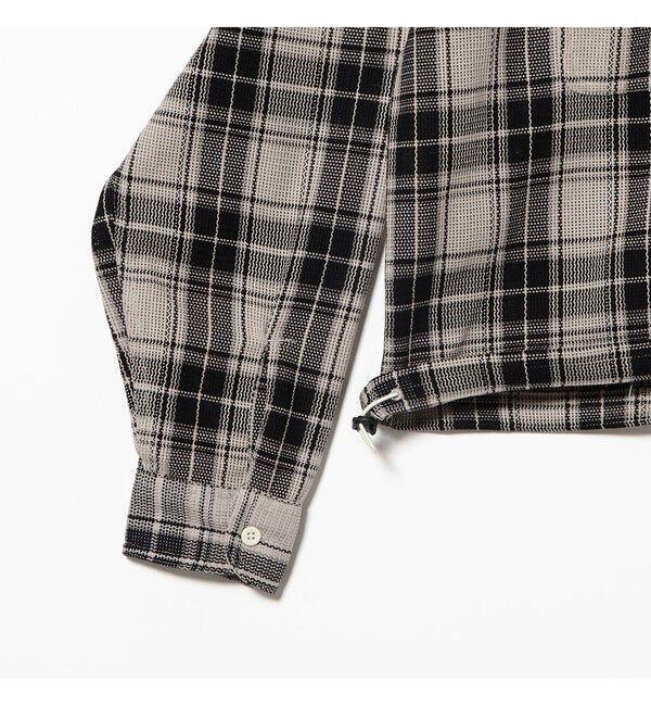 BEAMS「メッシュ ジップシャツ」|シャツ・ブラウス|