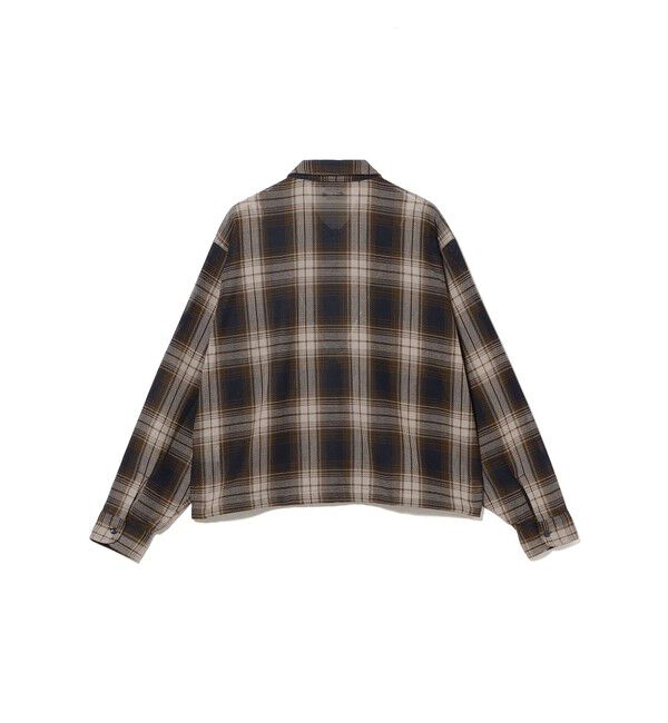 BEAMS「メッシュ ジップシャツ」|シャツ・ブラウス|