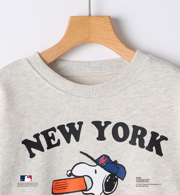 SHIPS KIDS「SHIPS KIDS:100～125cm / スヌーピー&times;MLB スウェット」|スウェット・ジャージ|