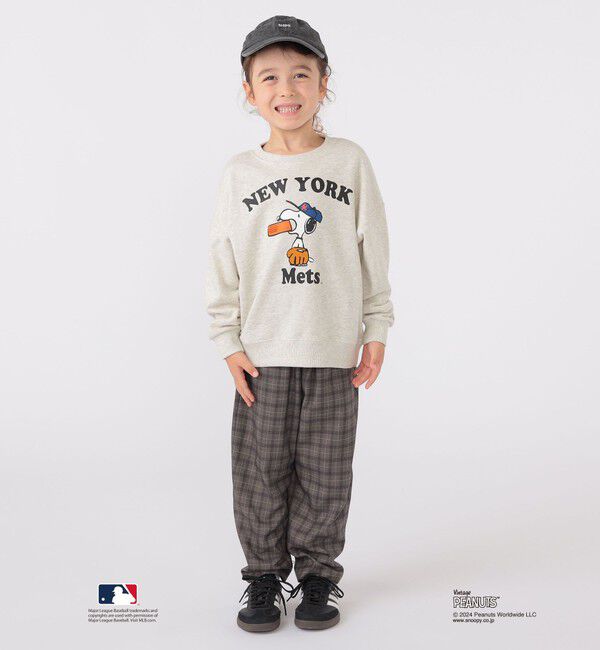SHIPS KIDS「SHIPS KIDS:100～125cm / スヌーピー&times;MLB スウェット」|スウェット・ジャージ|
