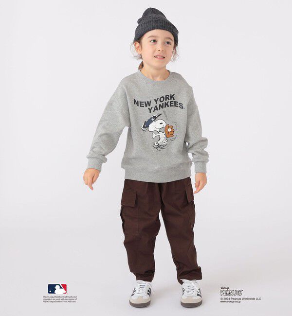 SHIPS KIDS「SHIPS KIDS:100～125cm / スヌーピー&times;MLB スウェット」|スウェット・ジャージ|
