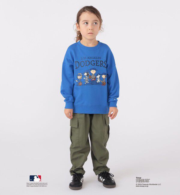 SHIPS KIDS「SHIPS KIDS:100～125cm / スヌーピー&times;MLB スウェット」|スウェット・ジャージ|