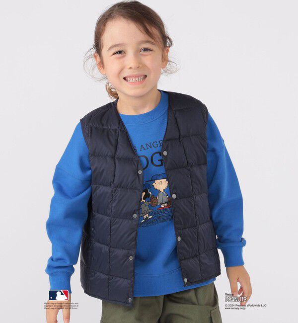 SHIPS KIDS「SHIPS KIDS:100～125cm / スヌーピー&times;MLB スウェット」|スウェット・ジャージ|