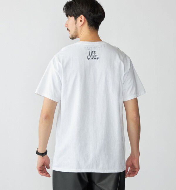 SHIPS「【SHIPS別注】THE DAY ON THE BEACH: フォト プリント Tシャツ」|Tシャツ・カットソー|