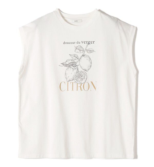 SHIPS for women「【WEB限定】オーガニック コットン フルーツ TEE」|Tシャツ・カットソー|