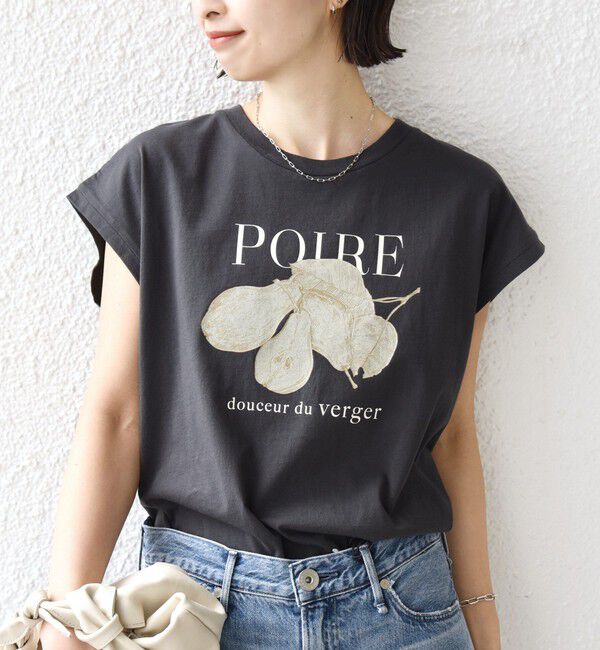 SHIPS for women「【WEB限定】オーガニック コットン フルーツ TEE」|Tシャツ・カットソー|