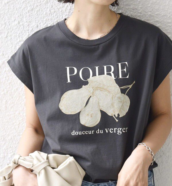 SHIPS for women「【WEB限定】オーガニック コットン フルーツ TEE」|Tシャツ・カットソー|