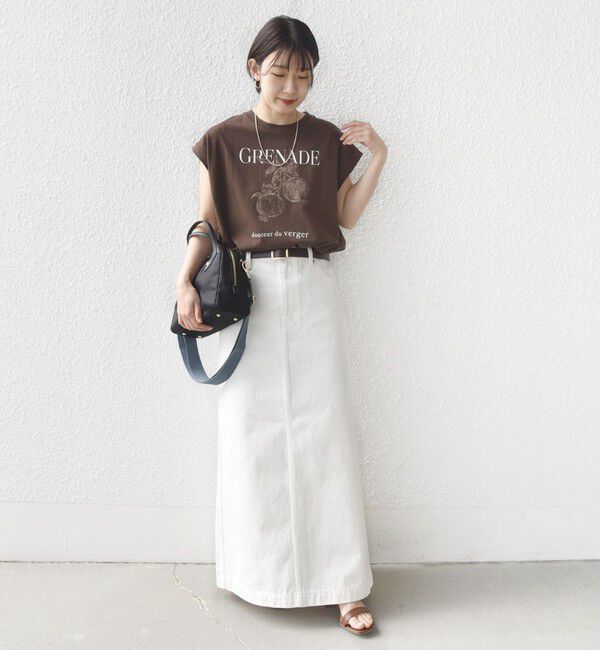 SHIPS for women「【WEB限定】オーガニック コットン フルーツ TEE」|Tシャツ・カットソー|
