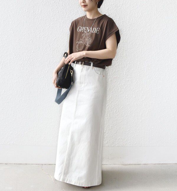 SHIPS for women「【WEB限定】オーガニック コットン フルーツ TEE」|Tシャツ・カットソー|