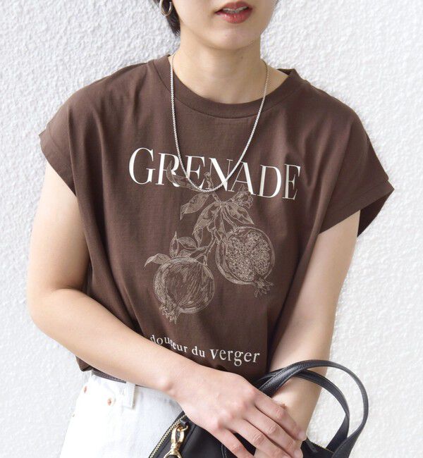 SHIPS for women「【WEB限定】オーガニック コットン フルーツ TEE」|Tシャツ・カットソー|