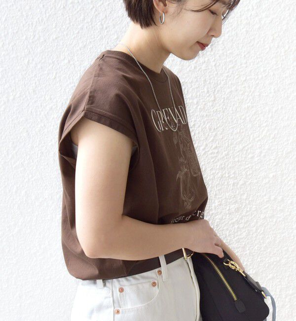 SHIPS for women「【WEB限定】オーガニック コットン フルーツ TEE」|Tシャツ・カットソー|