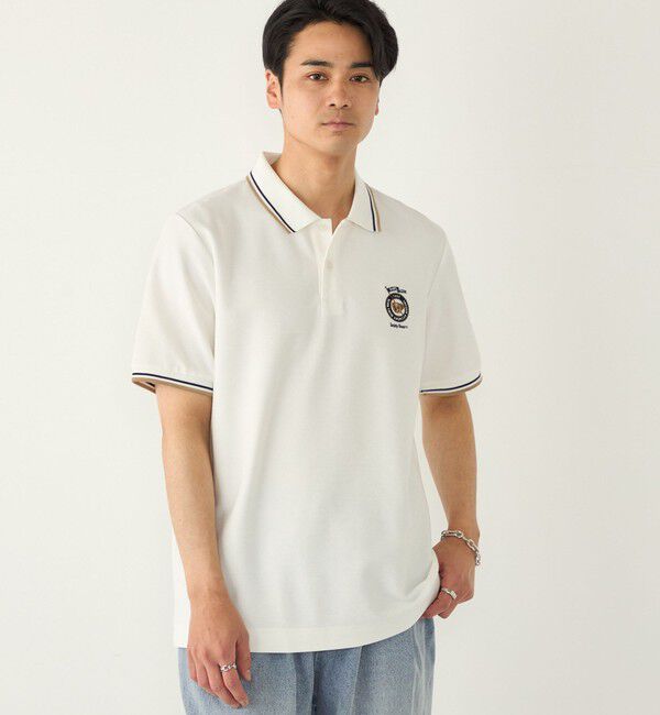 SHIPS Colors 「SHIPS Colors:TeddyBear(R) コラボ ポロシャツ◇」|ポロシャツ|ライトホワイト