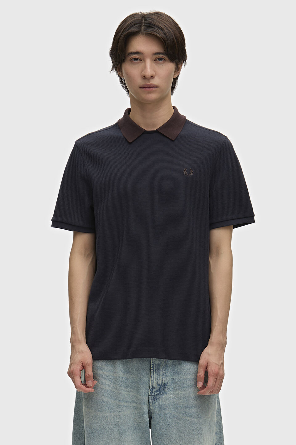 FRED PERRY 「FRED PERRY／Jacquard Pullover Polo Shirt／ジャガードプルオーバーポロシャツ」|ポロシャツ|