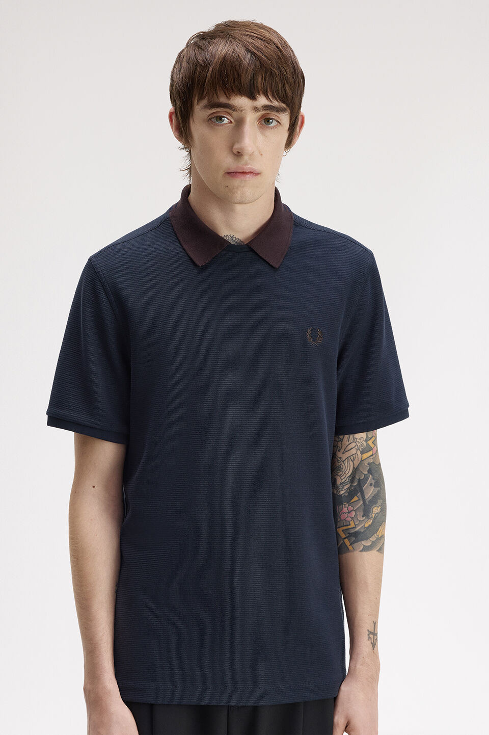 FRED PERRY 「FRED PERRY／Jacquard Pullover Polo Shirt／ジャガードプルオーバーポロシャツ」|ポロシャツ|