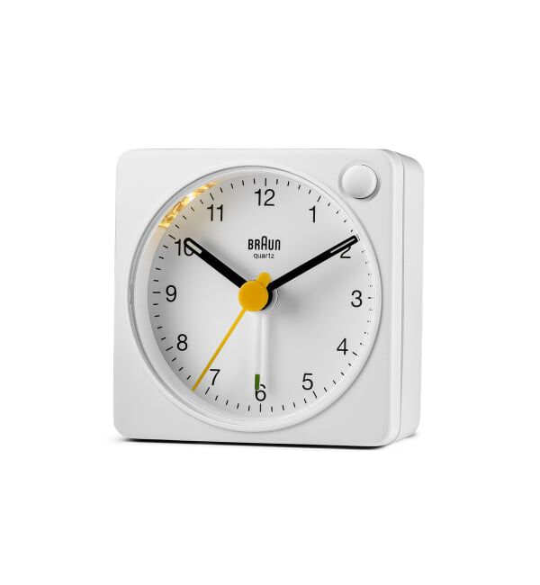 HIROB「BRAUN ALARM CLOCK WHITE BC02XW」|クロック・置時計|