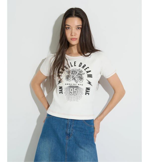 JOINT WORKS「anna sui nyc / アナスイエヌワイシー フラジャイルドリームTシャツ」|Tシャツ・カットソー|ホワイト